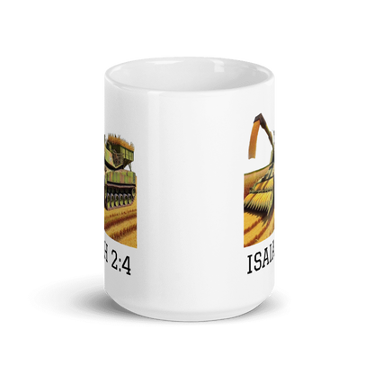 Isaiah 2:4 White Glossy Mug